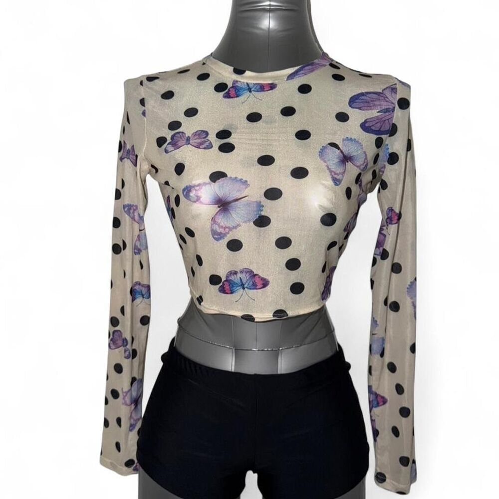 Women's Sheer Crop-top
